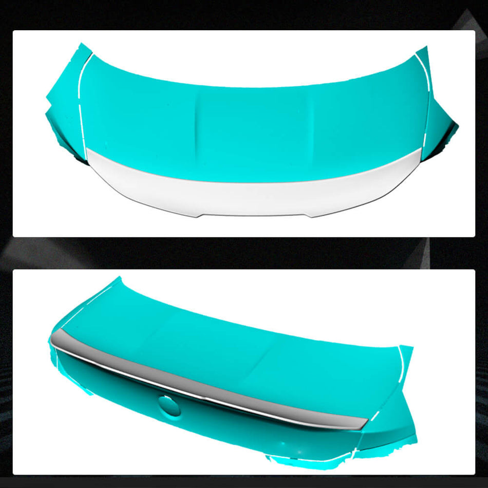 BMW F82 M4 Coupe 2015-2020 Rear Trunk Spoiler Dry Carbon Fiber-Ahacarbon