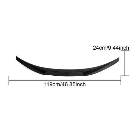 BMW F82 M4 Coupe 2015-2020 Rear Trunk Spoiler Dry Carbon Fiber-Ahacarbon