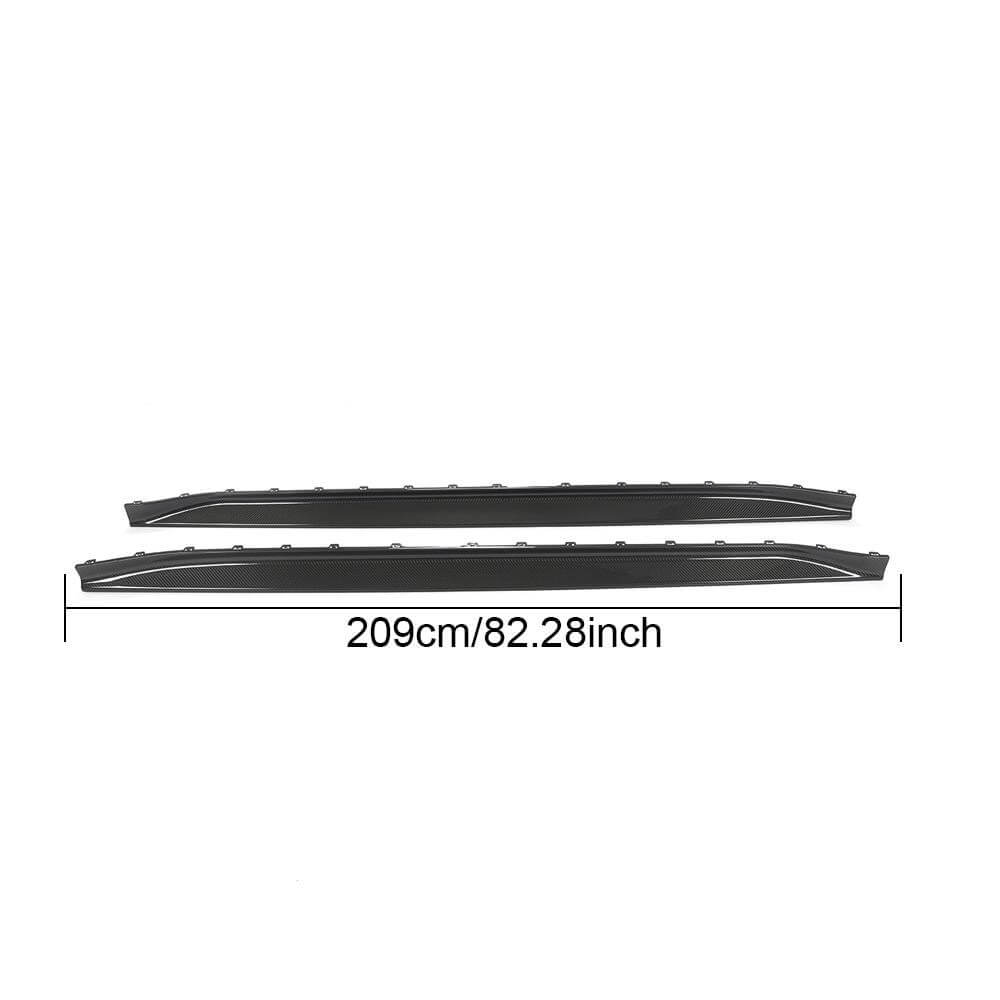 BMW G80 M3 2021-2022 Side Skirts Door Dry Carbon Fiber-Ahacarbon