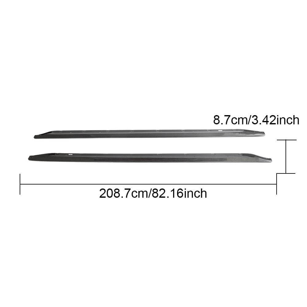 BMW G80 M3 2021UP Carbon Fiber Side Skirts-Ahacarbon