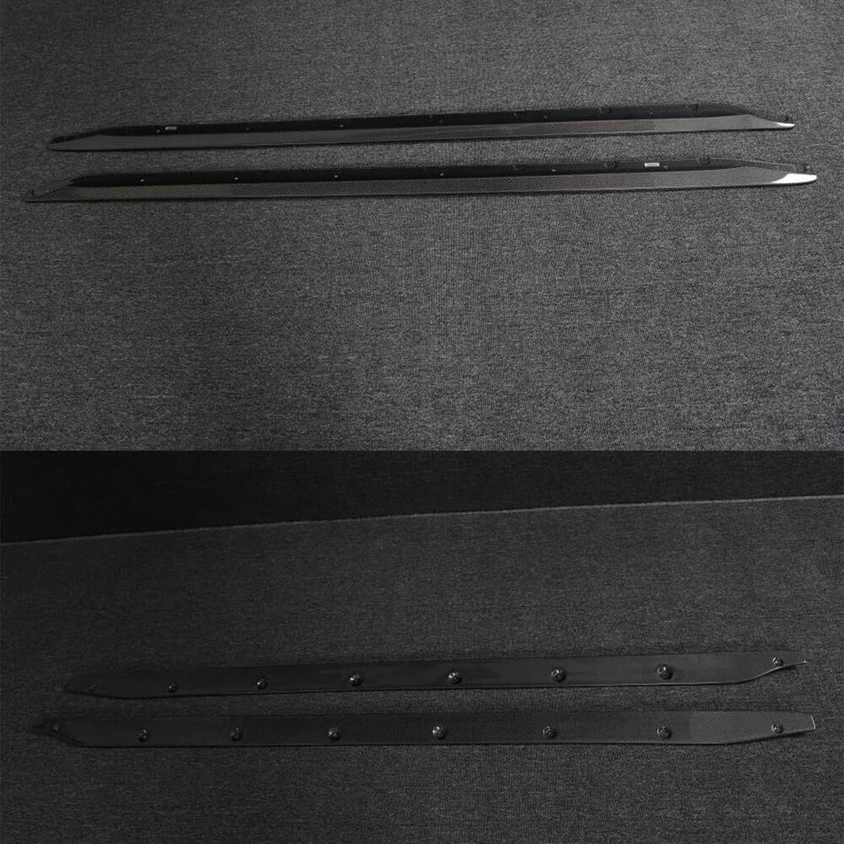 BMW G80 M3 2021UP Carbon Fiber Side Skirts-Ahacarbon