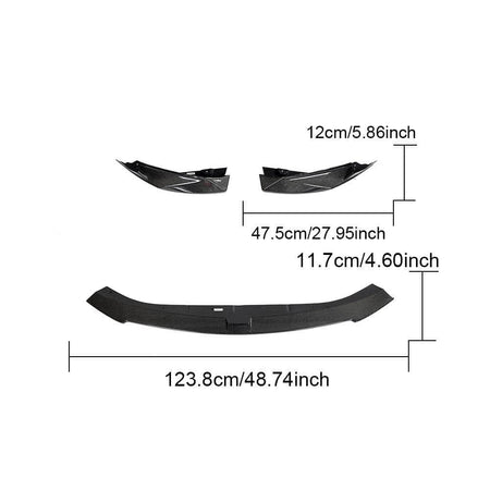 BMW G80 M3 G82 G83 M4 2021-2022 Front Bumper Lip Carbon Fiber/FRP-Ahacarbon
