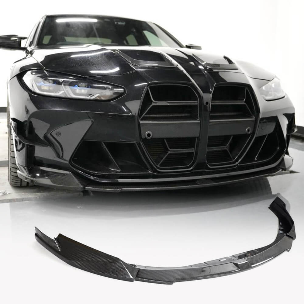 BMW G80 M3 G82 G83 M4 2021-2022 Front Bumper Lip Carbon Fiber/FRP-Ahacarbon