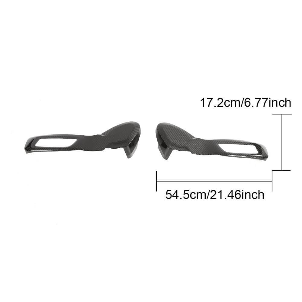 BMW G80 M3 G82 G83 M4 2021-2023 Seat Decorative Cover Dry Carbon Fiber-Ahacarbon