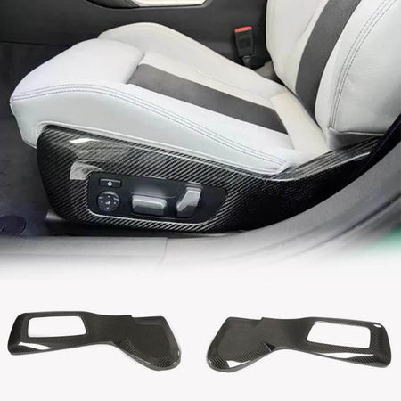 BMW G80 M3 G82 G83 M4 2021-2023 Seat Decorative Cover Dry Carbon Fiber-Ahacarbon
