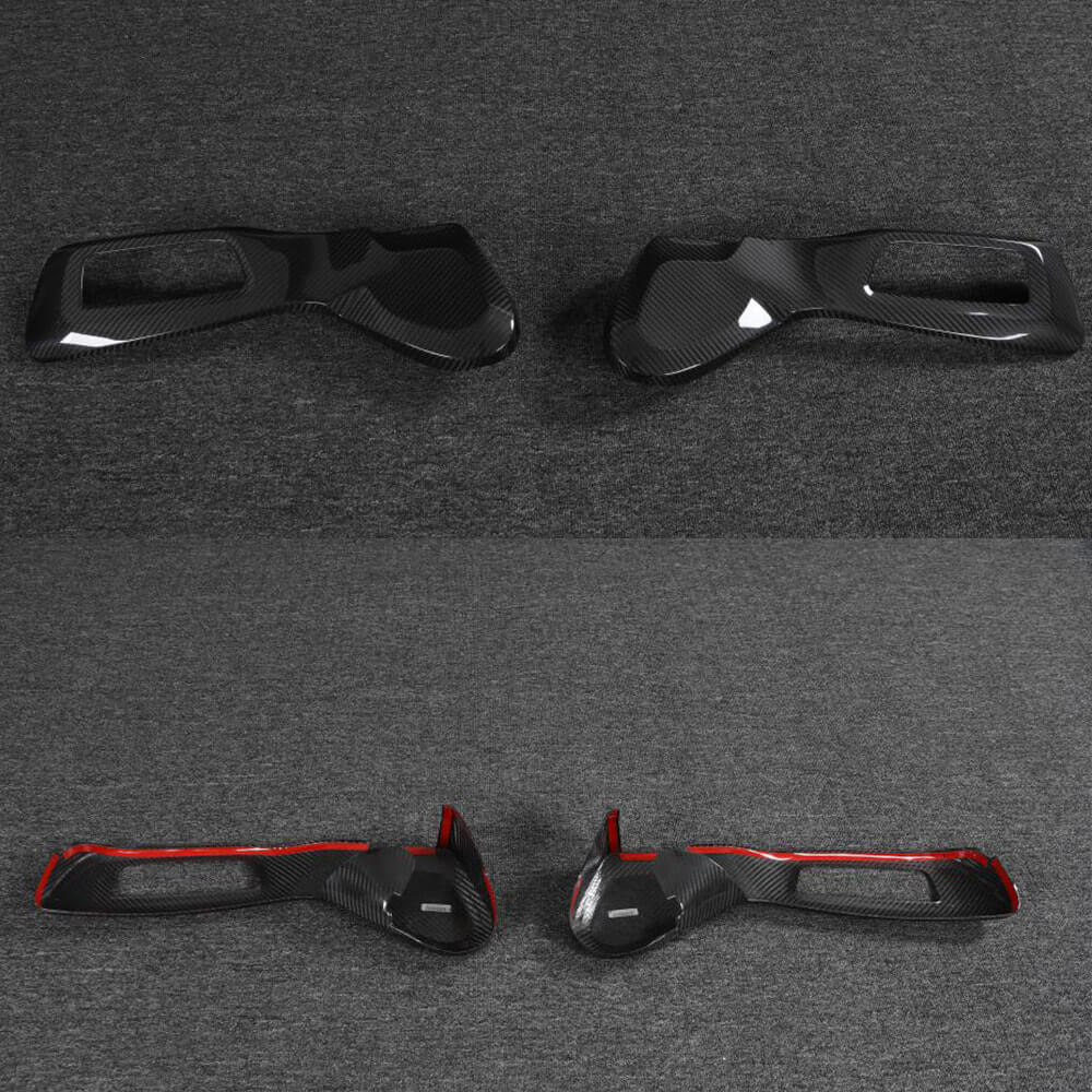 BMW G80 M3 G82 G83 M4 2021-2023 Seat Decorative Cover Dry Carbon Fiber-Ahacarbon