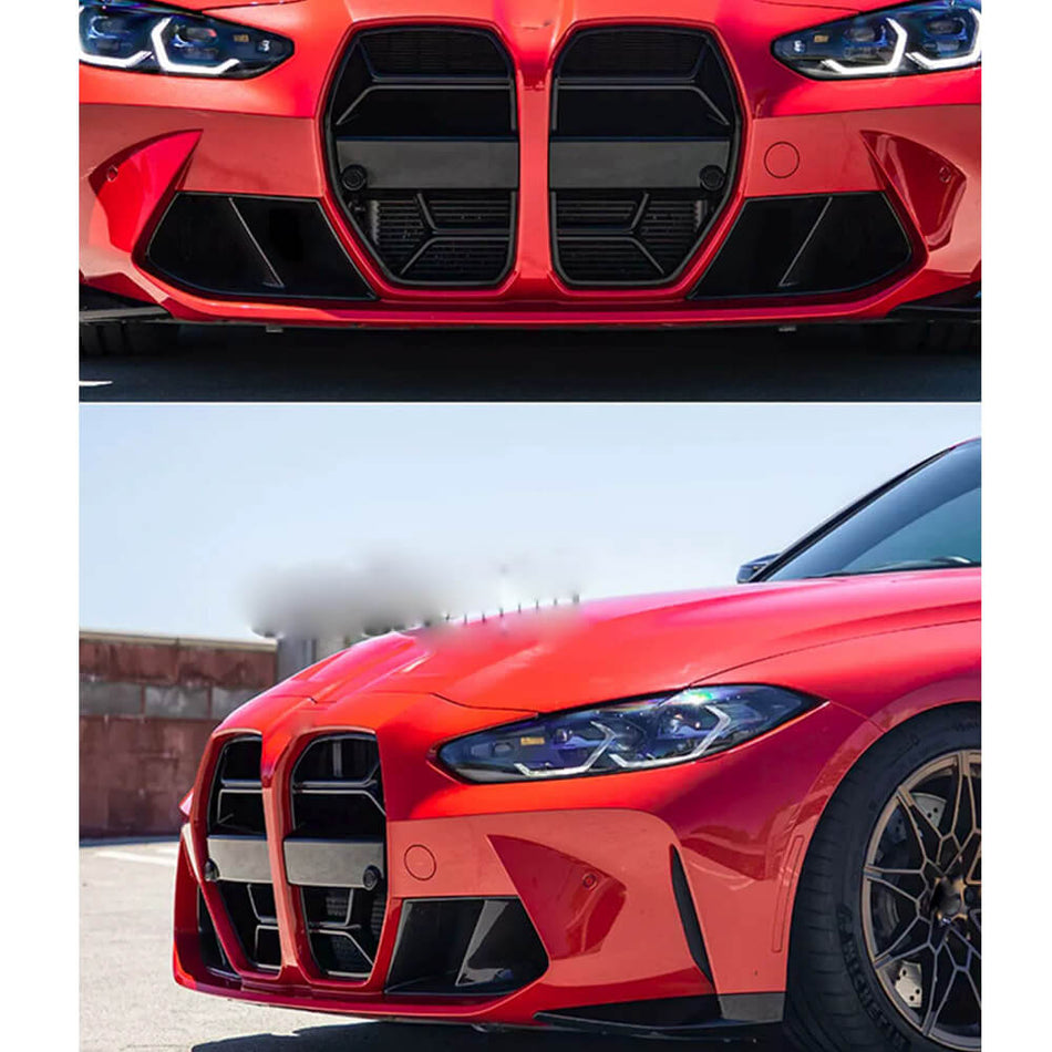 BMW G80 M3 G82 G83 M4 2021+ Front Grille Glossy Black ABS-Ahacarbon