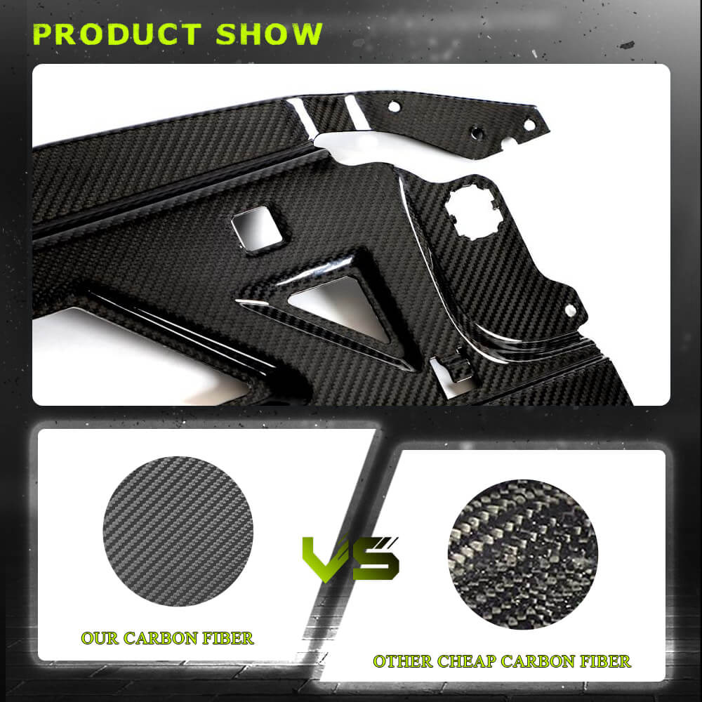 BMW G80 M3 G82 M4 G87 M2 2021-2023 Water Tank Radiating Plate Cover Dry Carbon Fiber-Ahacarbon