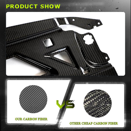 BMW G80 M3 G82 M4 G87 M2 2021-2023 Water Tank Radiating Plate Cover Dry Carbon Fiber-Ahacarbon