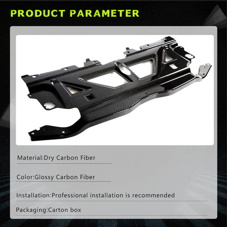 BMW G80 M3 G82 M4 G87 M2 2021-2023 Water Tank Radiating Plate Cover Dry Carbon Fiber-Ahacarbon