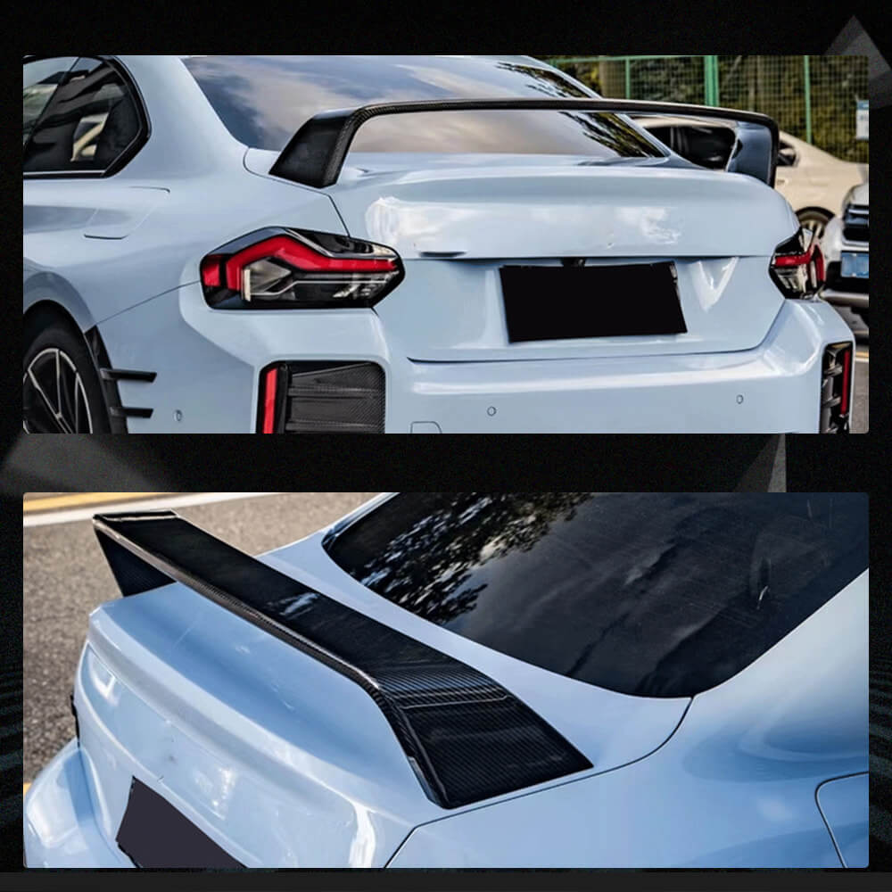 BMW G87 M2 Coupe 2-Door 2022-2024 Rear Trunk Spoiler Carbon Fiber-Ahacarbon