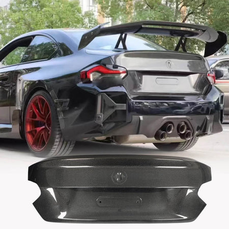 BMW G87 M2 Base Coupe 2-Door 2022-2024 Trunk Lid Cover Carbon Fiber-Ahacarbon