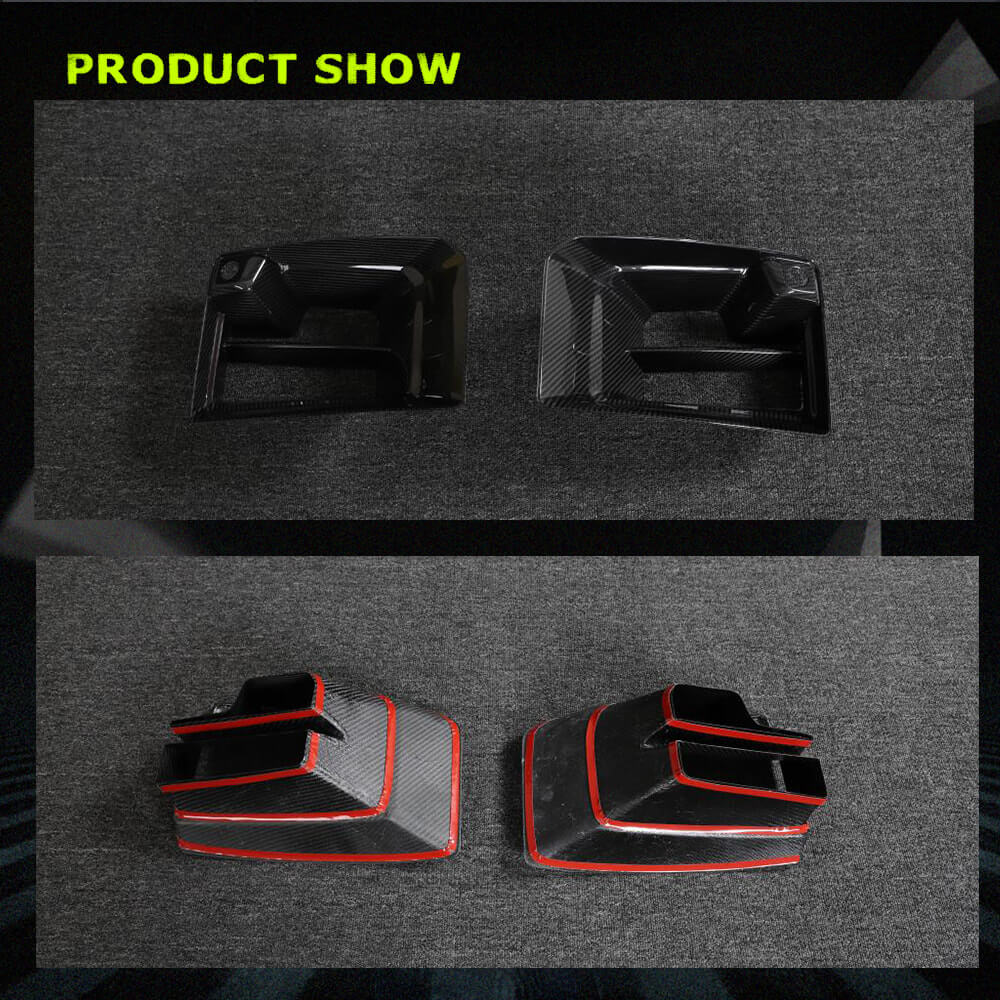 BMW G87 M2 Coupe 2-Door 2022-2023 Front Bumper Splitters Carbon Fiber-Ahacarbon