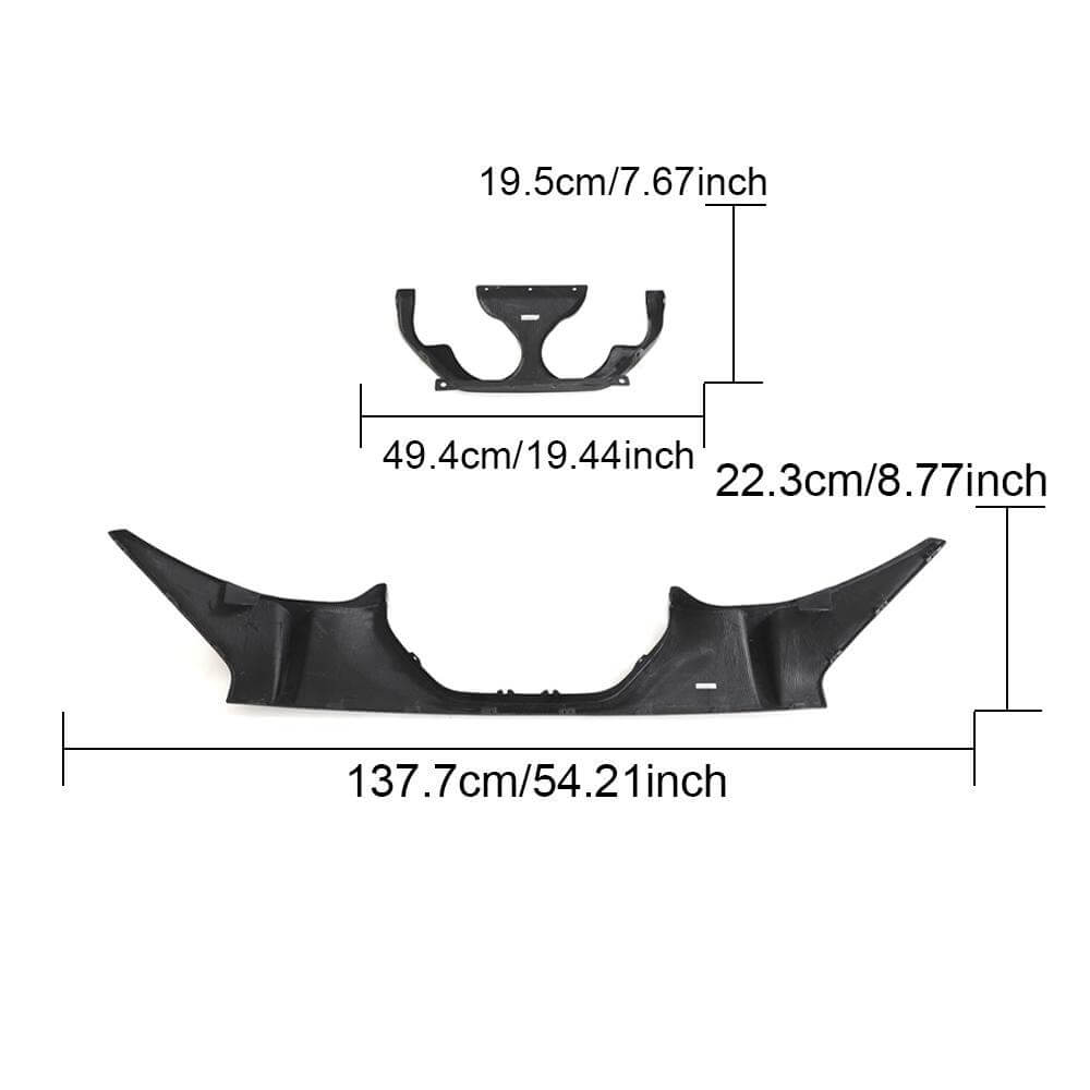 BMW M2 G87 Coupe Rear Bumper Diffuser Carbon Fiber 2023+-Ahacarbon