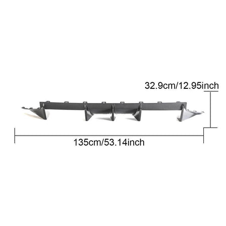 BMW G87 M2 Coupe 2-Door 2022+ Rear Bumper Diffuser Carbon Fiber-Ahacarbon