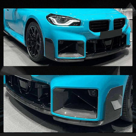 Carbon Fiber Front Bumper Splitter for BMW 2 Series M2 G87 2023+-Ahacarbon
