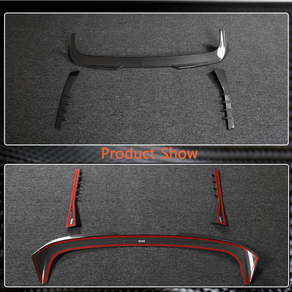 BMW M3 G81 2021-2024 Rear Roof Spoiler Carbon Fiber-Ahacarbon