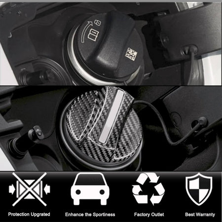 BMW Universal Fuel Tank Cover Dry Carbon Fiber-Ahacarbon
