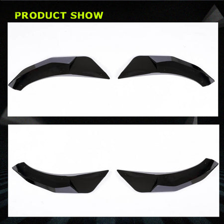 BMW X3 G01 M40i Sport 2018-2021 Front Bumper Splitters ABS-Ahacarbon