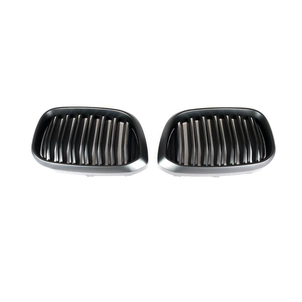 BMW X3 G01 X4 G02 Sport Utility 2018-2021 Front Grille Matte Black ABS-Ahacarbon