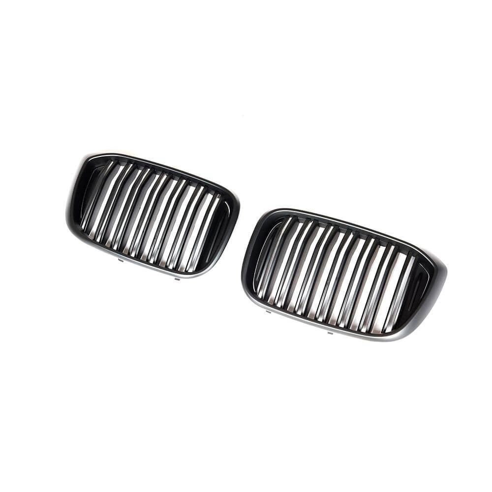 BMW X3 G01 X4 G02 Sport Utility 2018-2021 Front Grille Matte Black ABS-Ahacarbon