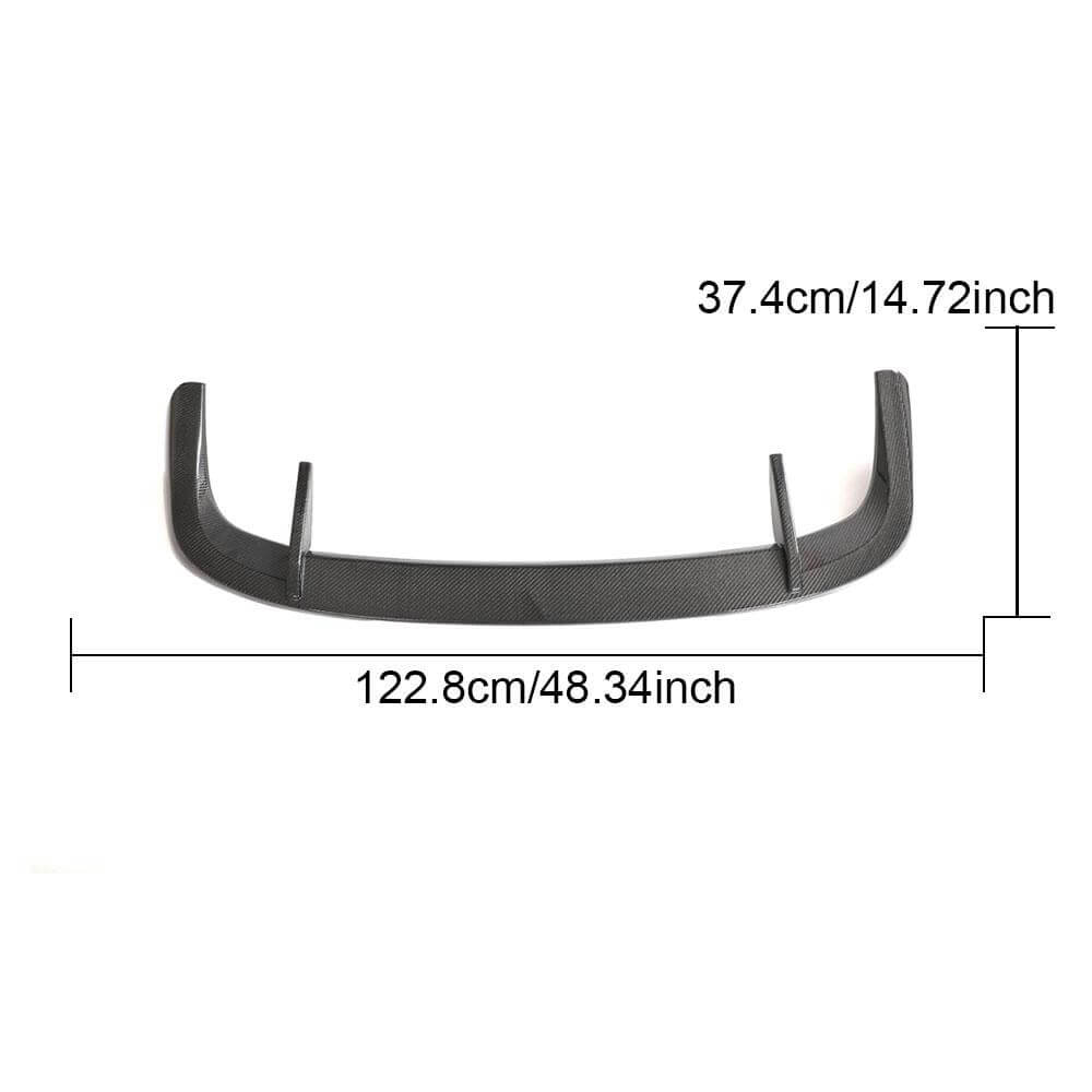 BMW X3M F97 Sport Utility 4-Door 2022-2023 Rear Roof Spoiler Carbon Fiber-Ahacarbon