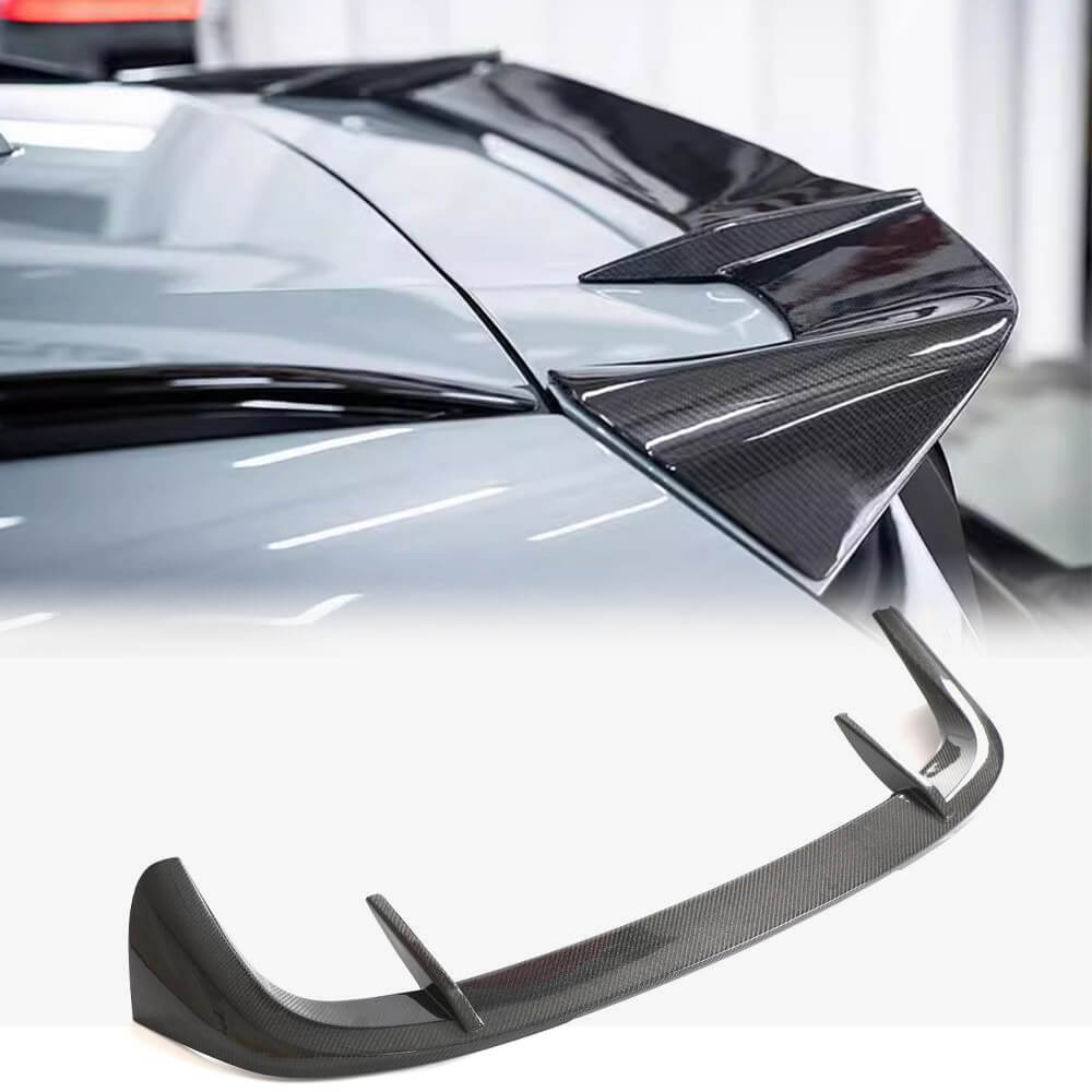 BMW X3M F97 Sport Utility 4-Door 2022-2023 Rear Roof Spoiler Carbon Fiber-Ahacarbon
