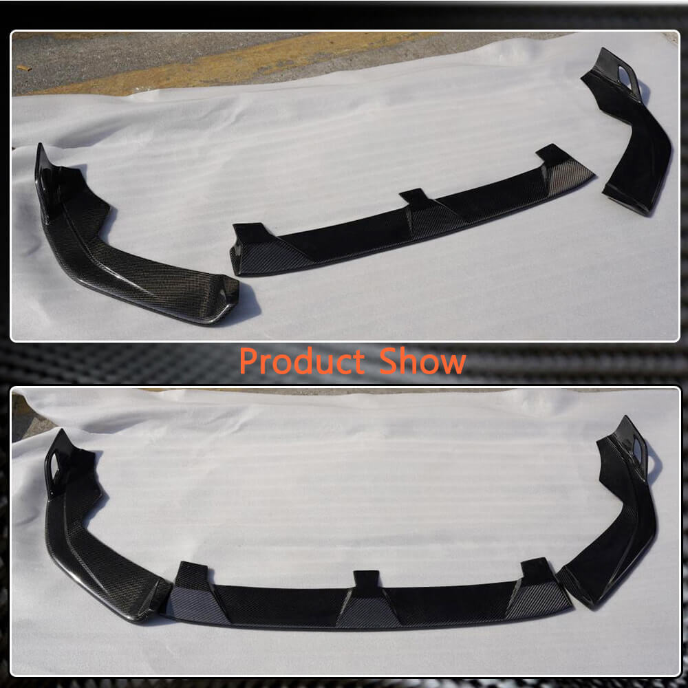 BMW X3M F97 X4M F98 22-23 Front Bumper Lip Carbon Fiber-Ahacarbon