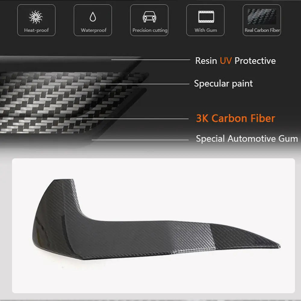 BMW X4 X4M M440i Sport Utility 2023+ Carbon Fiber Rear Roof Spoiler Window Wing Lip-Ahacarbon