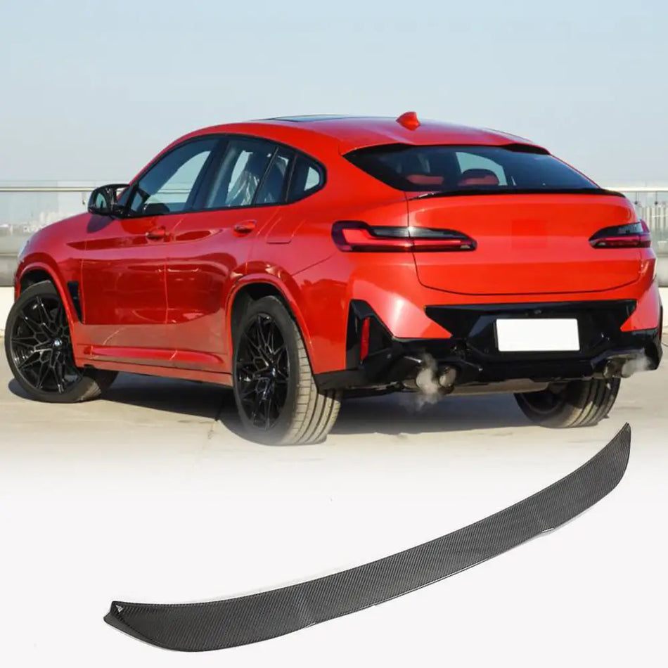 BMW X4 X4M M440i Sport Utility 2023+ Rear Trunk Spoiler Carbon Fiber-Ahacarbon