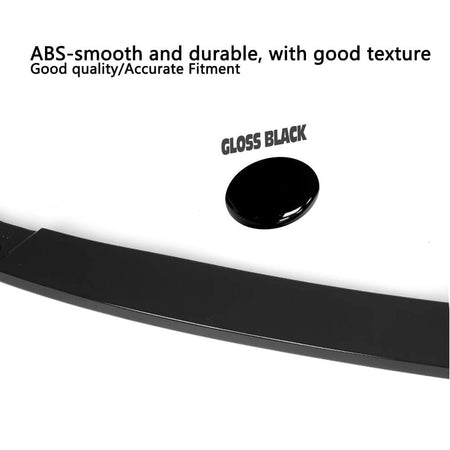 BMW X5 G05 LCI M Sport 2023-2025 Front Bumper Lip Glossy Black ABS-Ahacarbon
