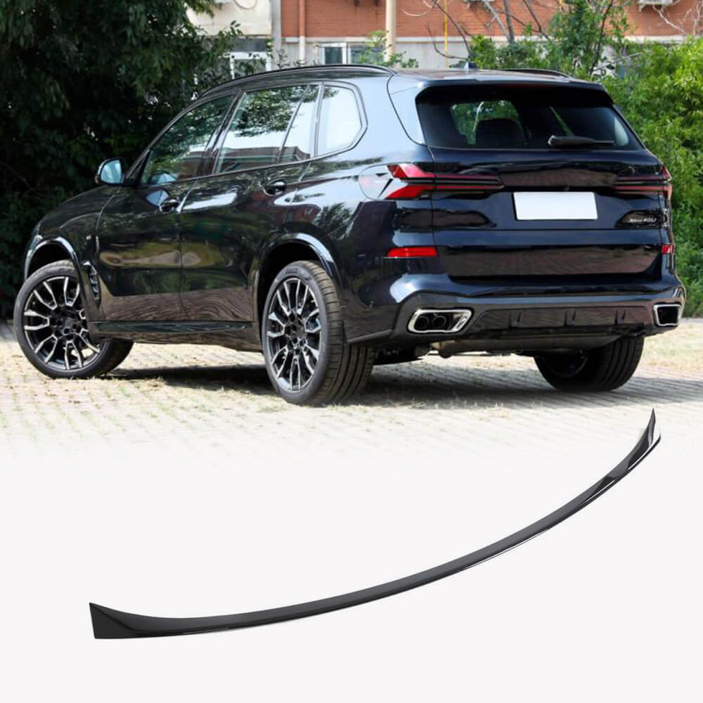 BMW X5 G05 Sport Utility 4-Door 2023+ Rear Middle Spoiler Glossy Black ABS-Ahacarbon