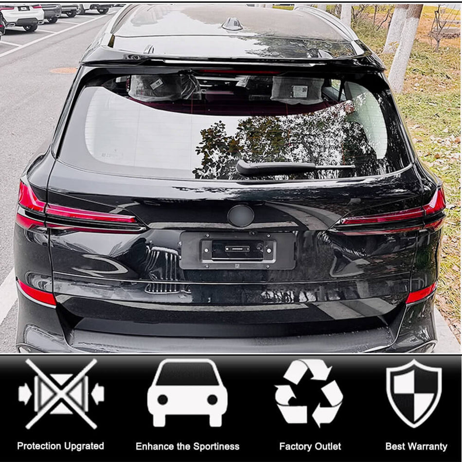 BMW X5 G05 Sport Utility 4-Door 2023+ Rear Roof Spoiler Glossy Black ABS-Ahacarbon