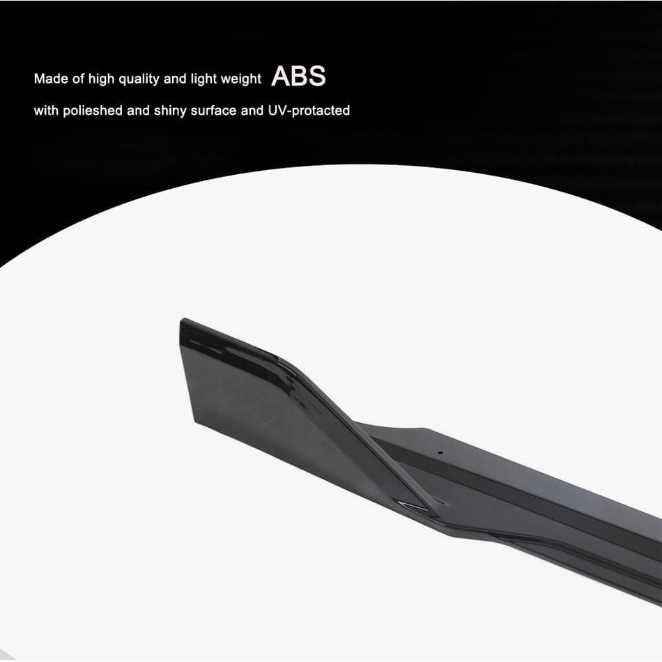 BMW X5 G05 Sport Utility 4-Door 2023+ Side Skirts Glossy Black ABS-Ahacarbon