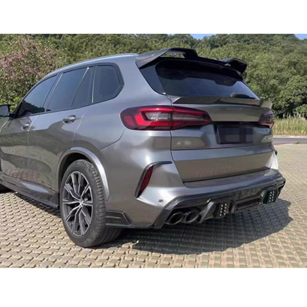 BMW X5M F95 SUV 2020-2024 Carbon Fiber Rear Trunk Spoiler-Ahacarbon