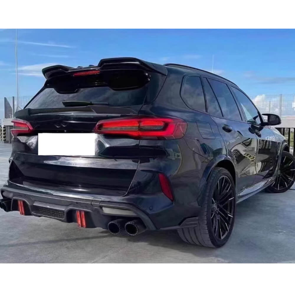 BMW X5M F95 SUV 2020-2024 Carbon Fiber Rear Trunk Spoiler-Ahacarbon