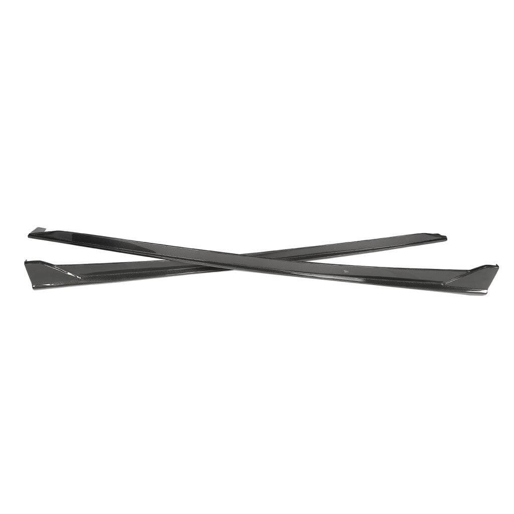 BMW X5M F95 Sport Utility 4-Door 2020-2024 Carbon Fiber Side Skirts Extension Lip Spoiler-Ahacarbon