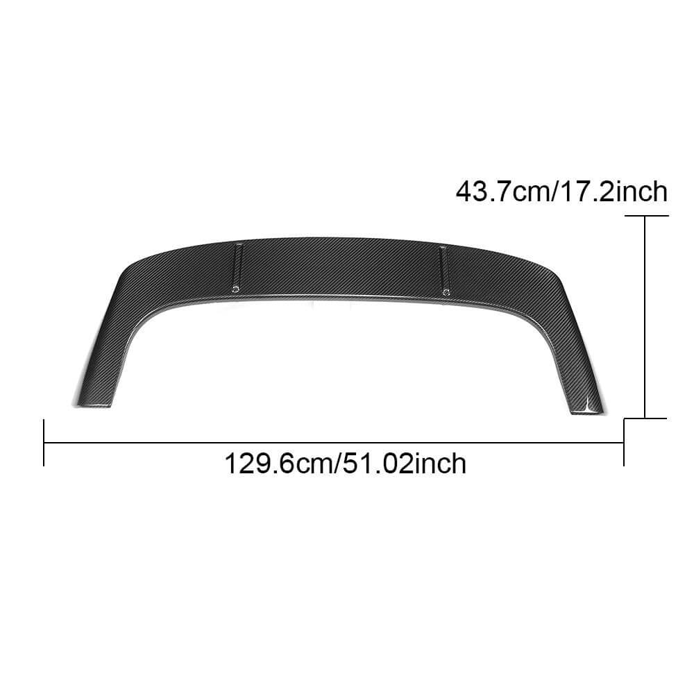 BMW X5M F95 Sport Utility 4-Door 2023-2025 Dry Carbon Fiber Rear Roof Spoiler-Ahacarbon