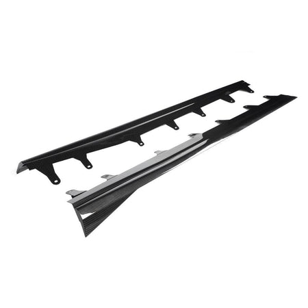 BMW X5M F95 Sport Utility 4-Door 2023-2025 Dry Carbon Fiber Side Skirts Extension Lip Spoiler-Ahacarbon