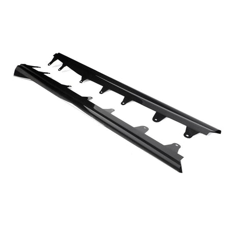 BMW X5M F95 Sport Utility 4-Door 2023-2025 Dry Carbon Fiber Side Skirts Extension Lip Spoiler-Ahacarbon