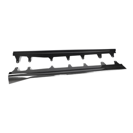 BMW X5M F95 Sport Utility 4-Door 2023-2025 Dry Carbon Fiber Side Skirts Extension Lip Spoiler-Ahacarbon