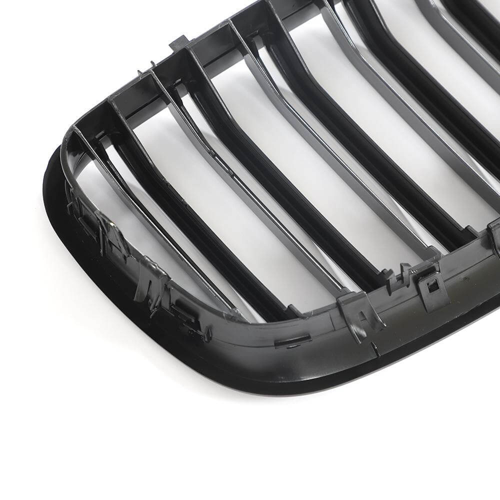 BMW X5 X6 E70 E71 X5M X6M 2008-2014 Front Grille Glossy Black ABS-Ahacarbon