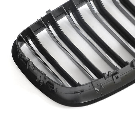 BMW X5 X6 E70 E71 X5M X6M 2008-2014 Front Grille Glossy Black ABS-Ahacarbon