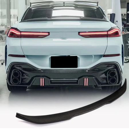 BMW X6 G06 F96 X6M Sport Utility 2020UP Rear Trunk Spoiler Carbon Fiber/FRP-Ahacarbon