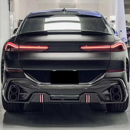 BMW X6 G06 F96 X6M Sport Utility 2020UP Rear Trunk Spoiler Carbon Fiber/FRP-Ahacarbon