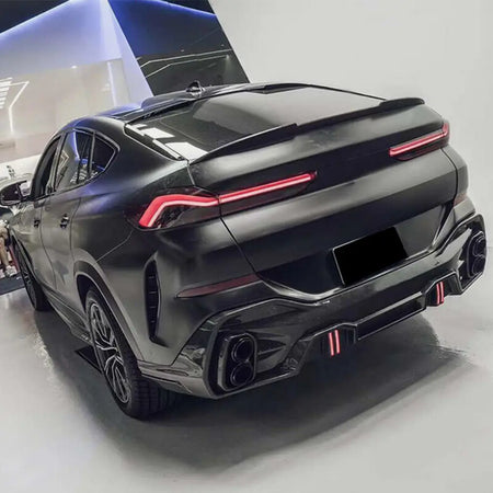 BMW X6 G06 F96 X6M Sport Utility 2020UP Rear Trunk Spoiler Carbon Fiber/FRP-Ahacarbon