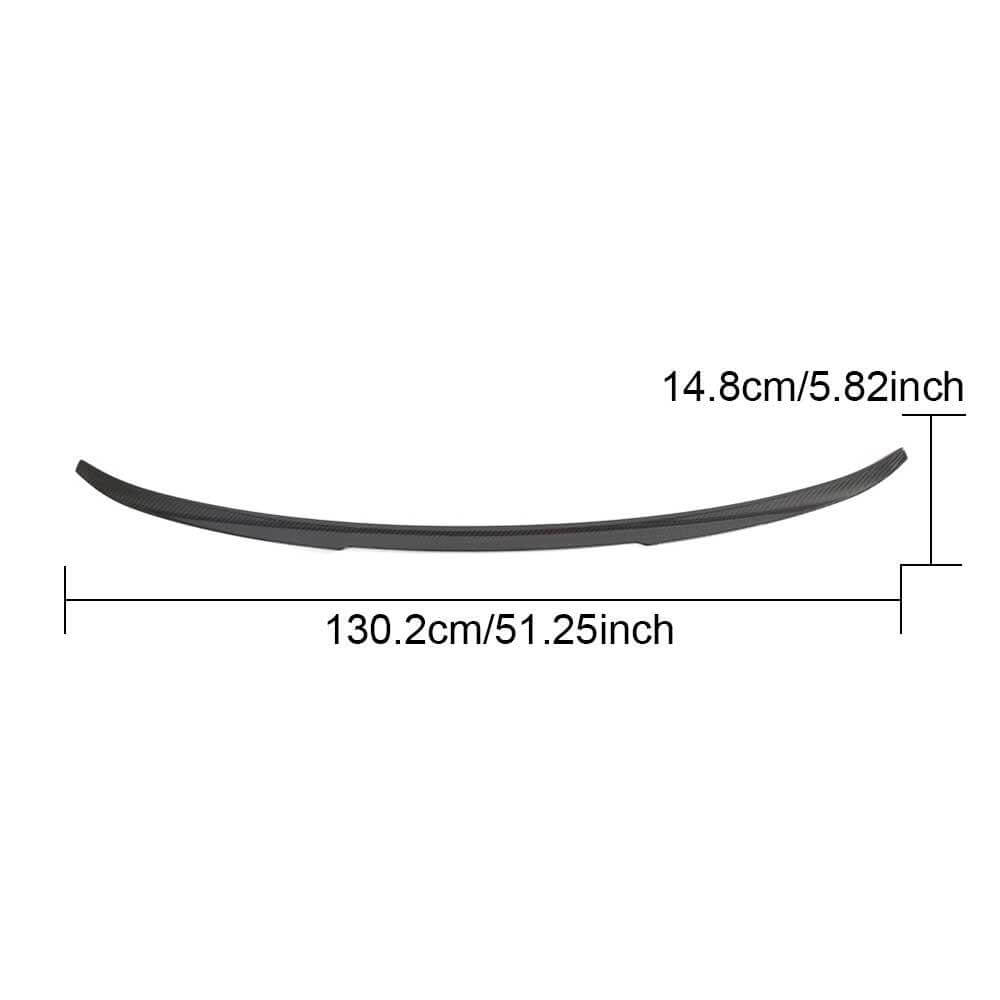 BMW X6 G06 M50i M (Competition) 2019-2023 Rear Trunk Spoiler Dry Carbon Fiber-Ahacarbon