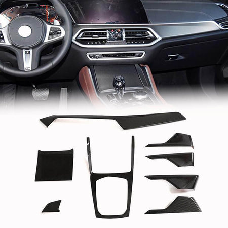 BMW X6 G06 Sport Utility 4-Door 2020-2022 Interior Decoration Covers Dry Carbon Fiber-Ahacarbon
