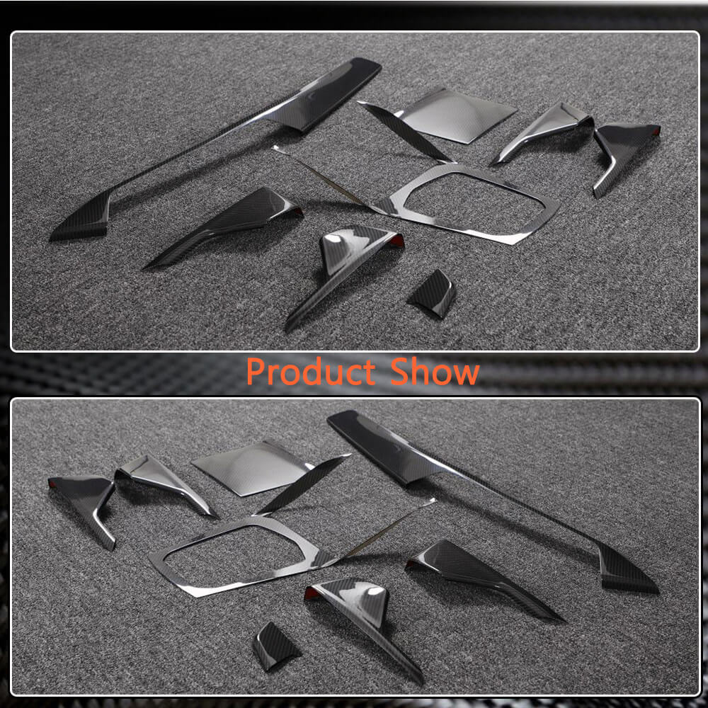 BMW X6 G06 Sport Utility 4-Door 2020-2022 Interior Decoration Covers Dry Carbon Fiber-Ahacarbon