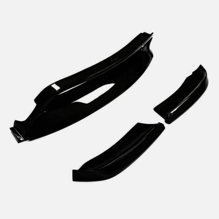 BMW X5M E70 X6M E71 2010-2014 Front Bumper Lip Glossy Black FRP-Ahacarbon